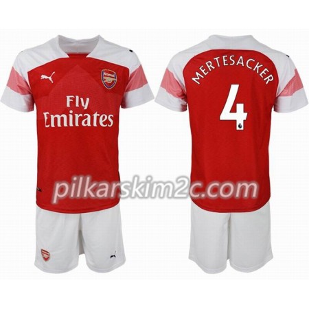 Koszulka Arsenal MERTESACKER 4 Dziecięca Główna 2018-2019 - Koszulki Piłkarskie